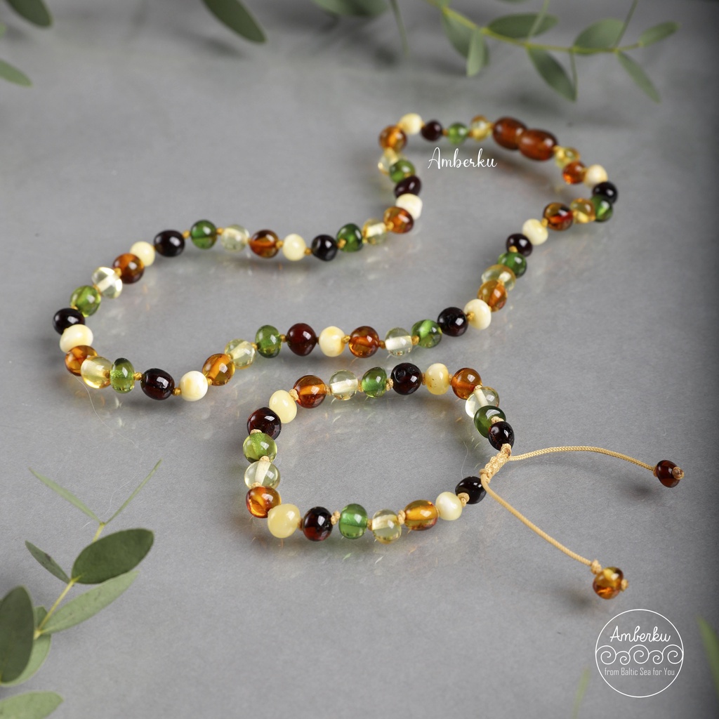 Baltic Amber Teething Necklace [K11H]