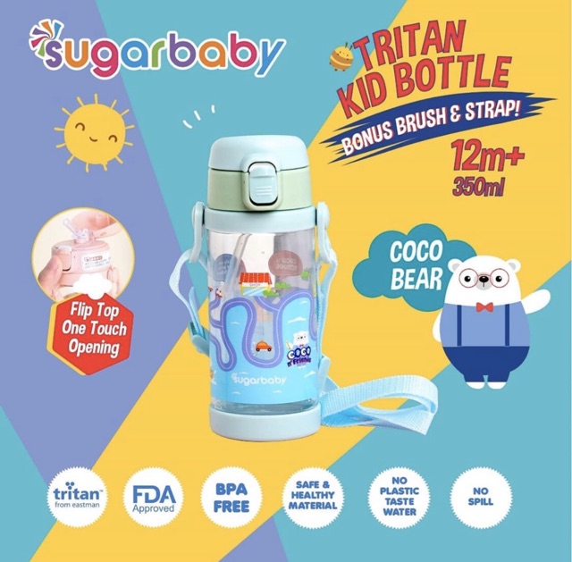 Sugar baby tritan kid bottle 350ml