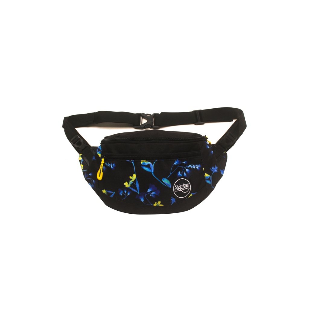 WAIST BAG SKATERS SJ119 HITAM FLORAL