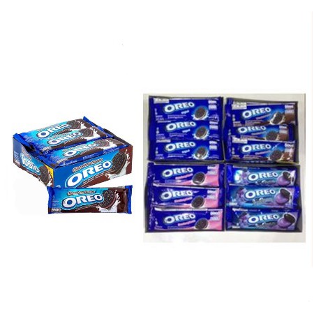 

Oreo Original, Ice Cream, Chocolate Creme, Strawberry Creme (12 x 27.6 gr)