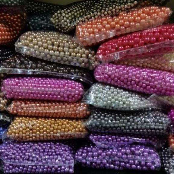 

[KODE 8FVNY] MUTIARA TEMBAK WARNA 8 dan 6 MM KUALITAS AA ECERAN 50 GRAM ( BAGIAN 1 )