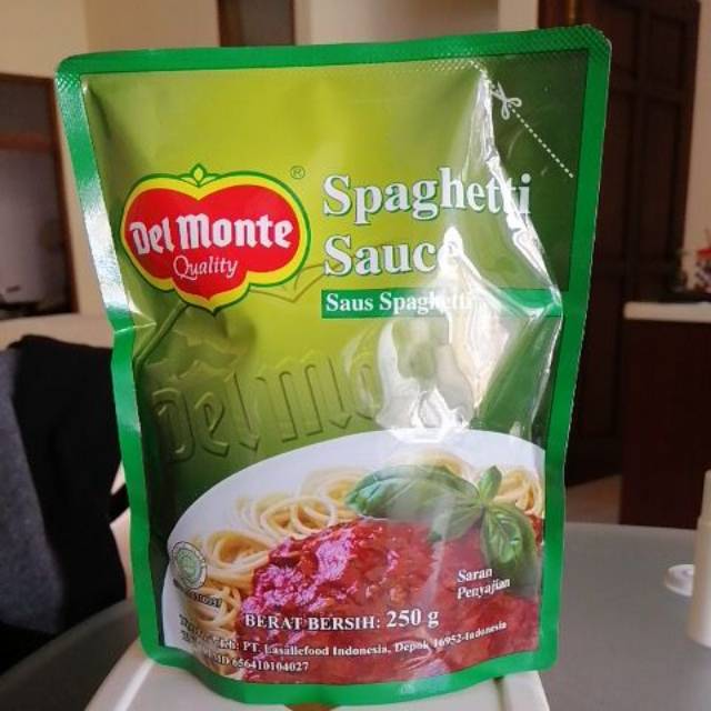 

DEL MONTE Spaghetti Sauce, Saus Spageti praktis enak lezat siap makan