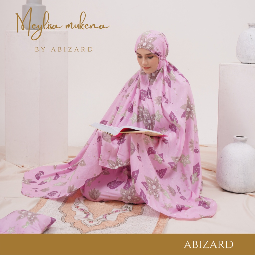 Abizard Mukena Bali Dewasa Rayon Premium GRACELLA Ukuran Standrt Jumbo