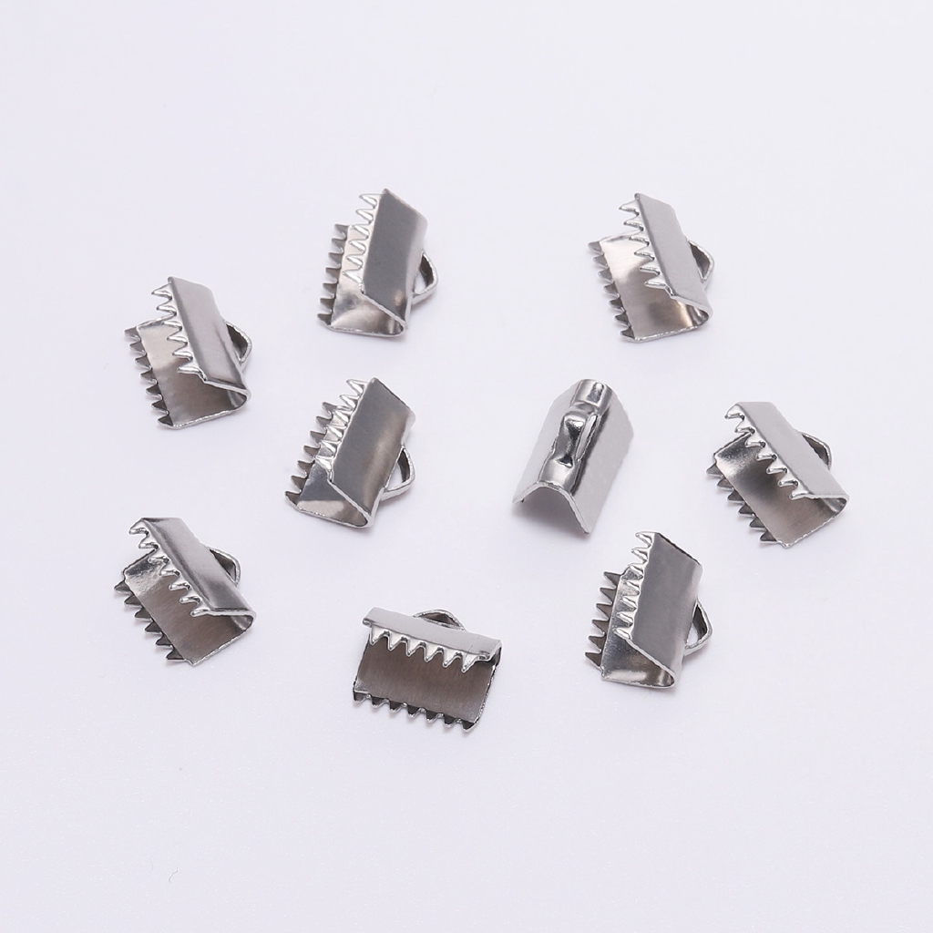 30 Pcs Konektor Manik-Manik Bahan Stainless Steel Untuk Membuat Perhiasan