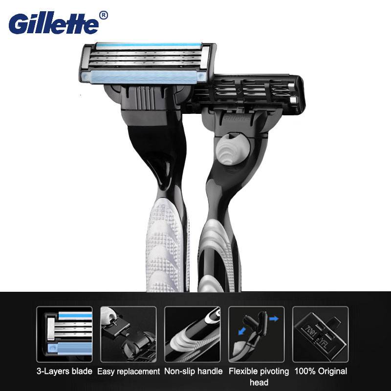 Gillette mach 3 Pisau Cukur 3 Lapis Untuk Pria mach 3