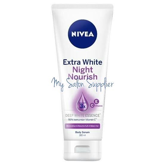 Nivea Extra White Night Nourish Body Serum 180ml