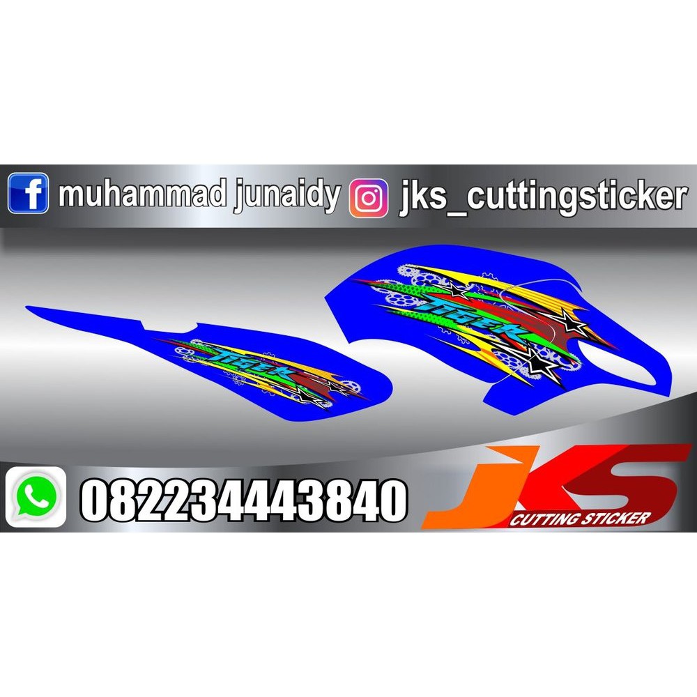 Striping Variasi Honda Tiger Revo Biru Terbaik Shopee Indonesia