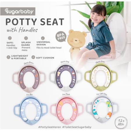 Potty Seat with Handle Sugar Baby dudukan toilet