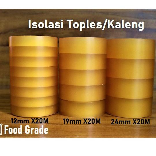 

(tpdw -470) Isolasi Toples Kaleng Biskuit Can Sealing Tape Selotip Toples Food Grade Free of Hazardous Chemical [zm -435]