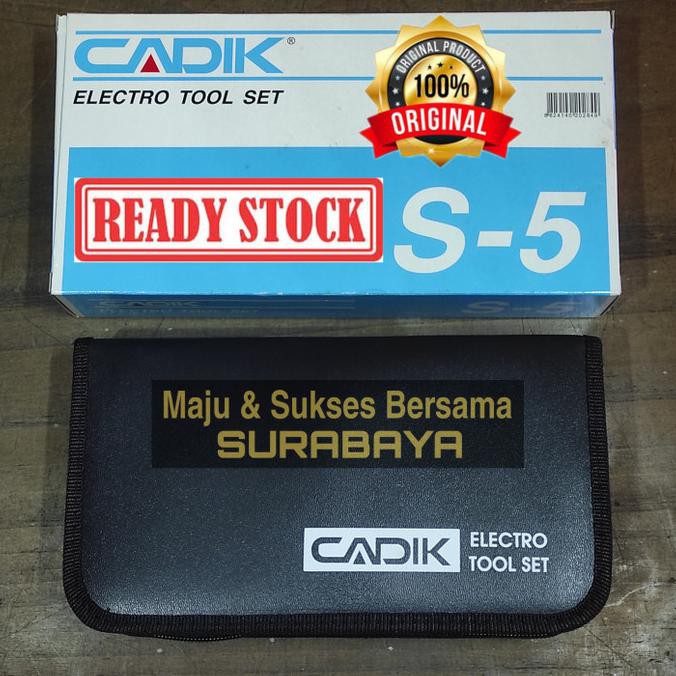 [ COD] CADIK ELECTRO TOOL SET KIT TOOLSET S-5 S5 TOOLS ELEKTRO ELEKTRONIK PROMO SPECIAL Kode 238