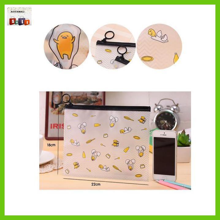 

Silutala- Pf11 Korea Egg Cartoon A5 Stationery Pencil Case / Tempat Pensil - Egg Satu -Ori.