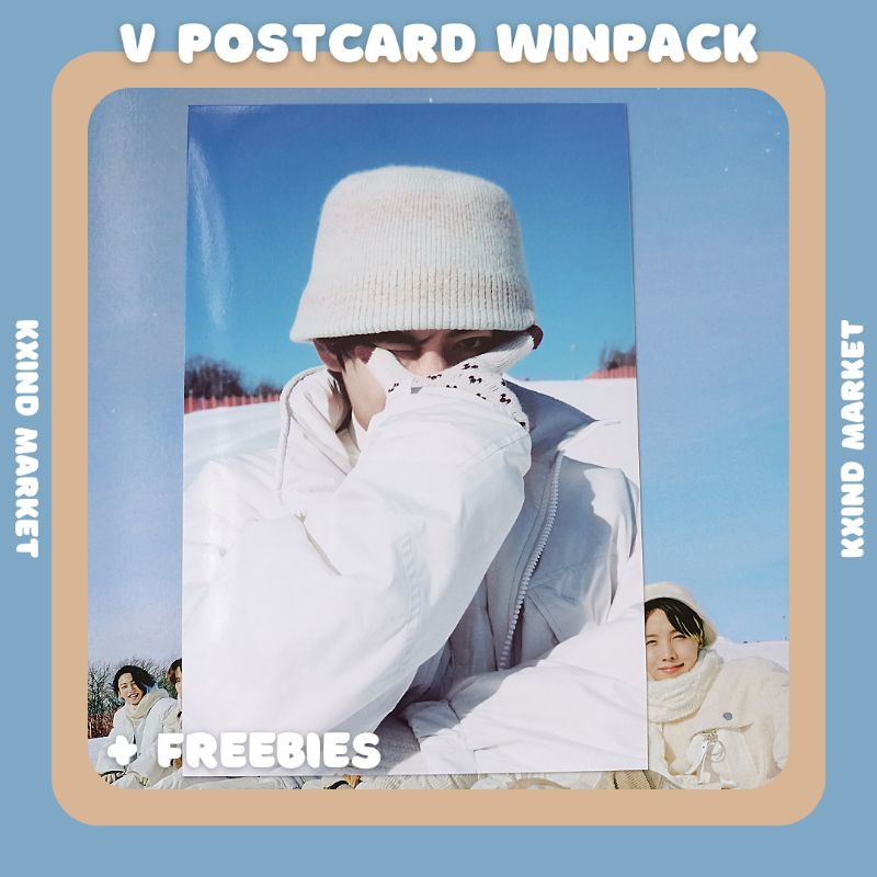 Postcard Taehyung BTS Winter Package 2021 / PC BTS / album BTS / winpack BTS / PC Tae / PC v bts