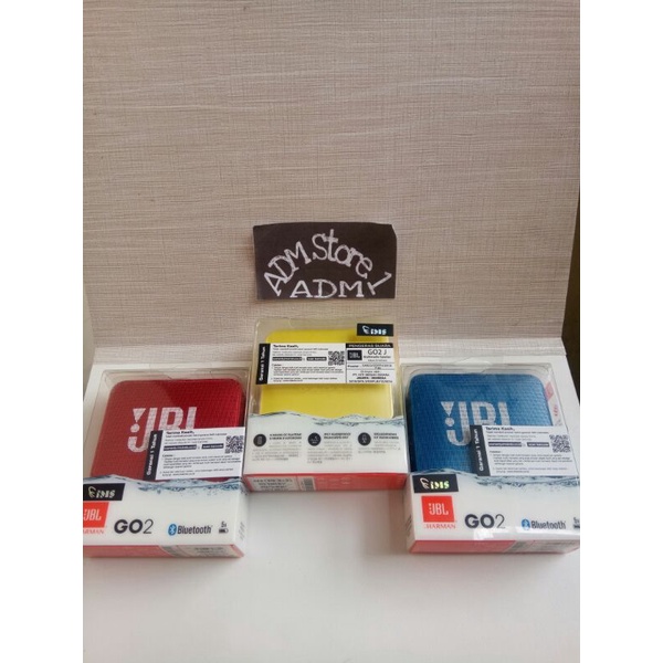 JBL GO 2 Speaker Portable Bluetooth Original Garansi Resmi