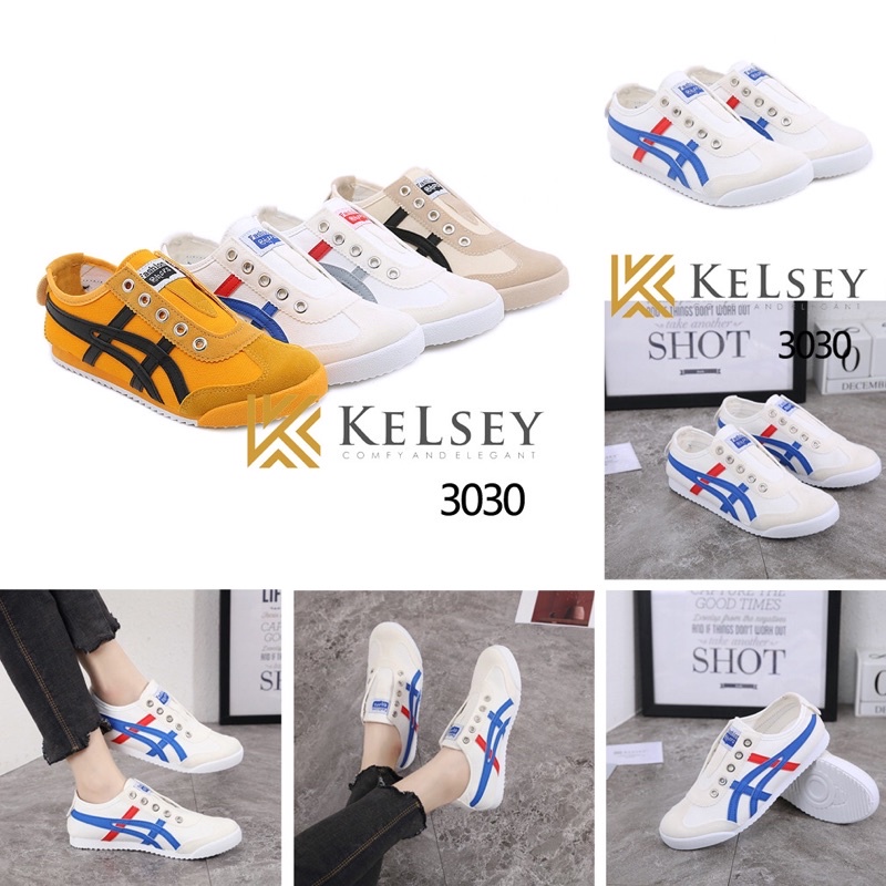 Kelsey Sepatu Sneakers Wanita Import Kelsey 3030