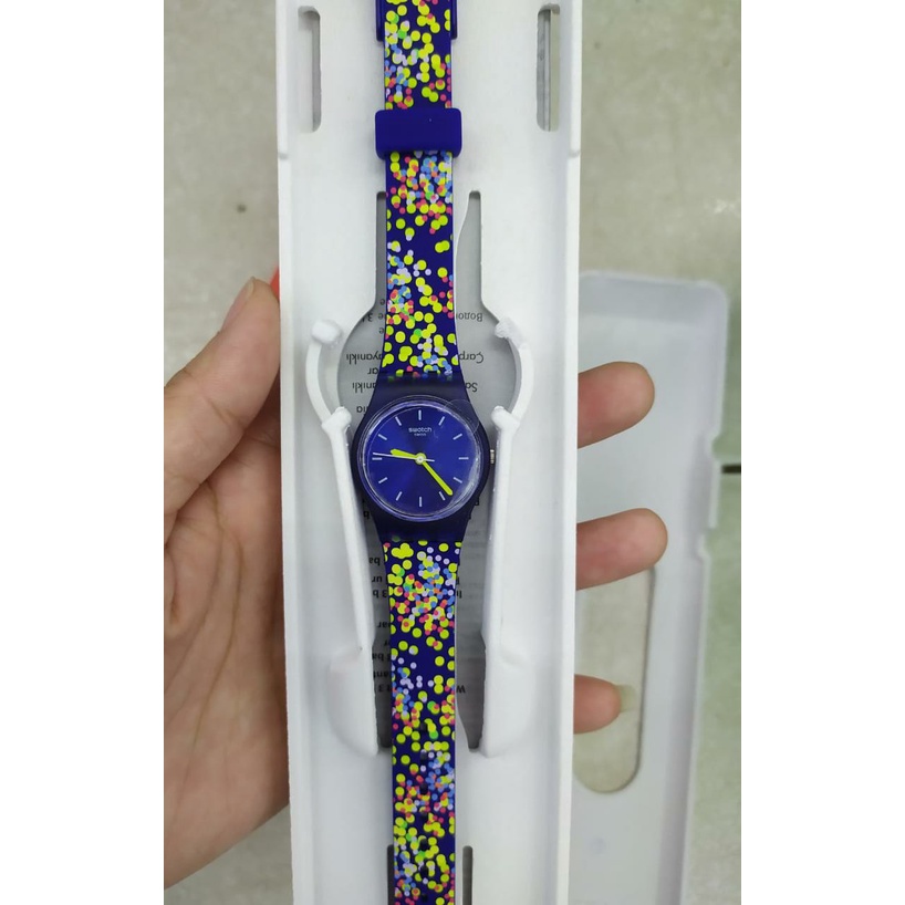 JAM TANGAN WANITA SWATCH LN158 ORIGINAL COFETTINI NLU GARANSI RESMI