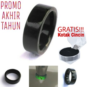 Promo Ring cincin Giok  Black Jade Aceh Terapi Model Flat