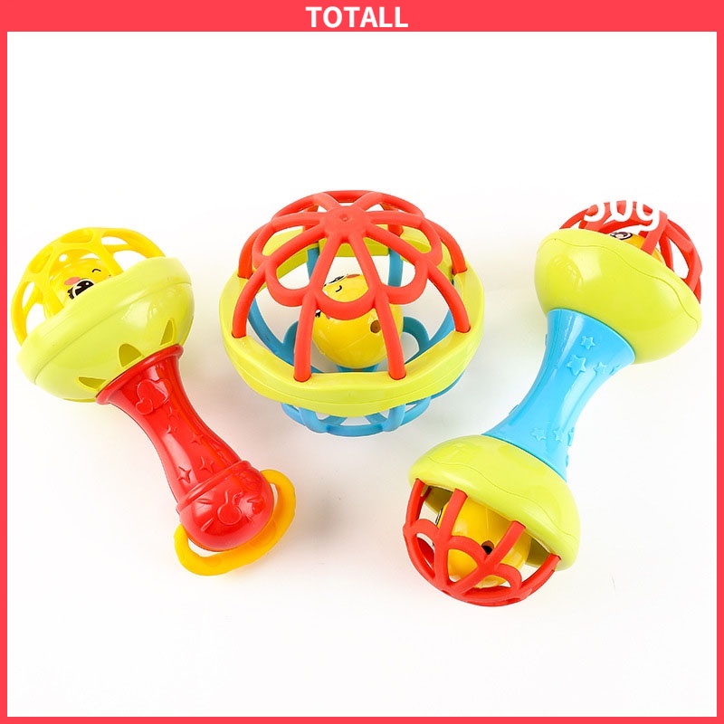 SK-M10 Mainan Bayi Bola Kerincingan Bahan Karet Lembut Teether Rattle Bayi | Baby Toys produk baru mode