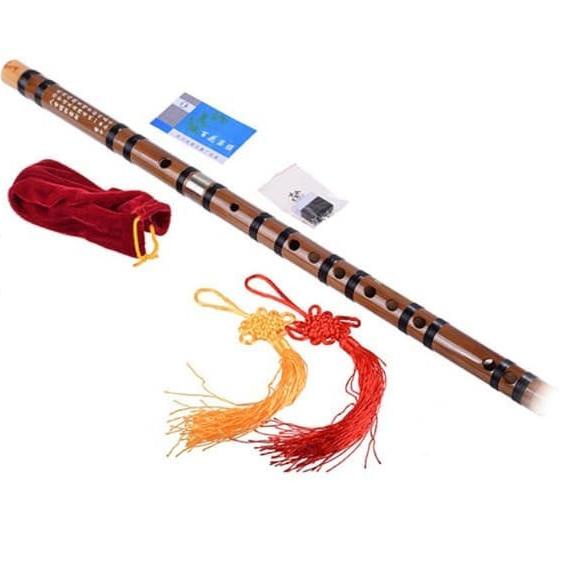 Seruling flute Bambu Chinese Dizi Kunci F
