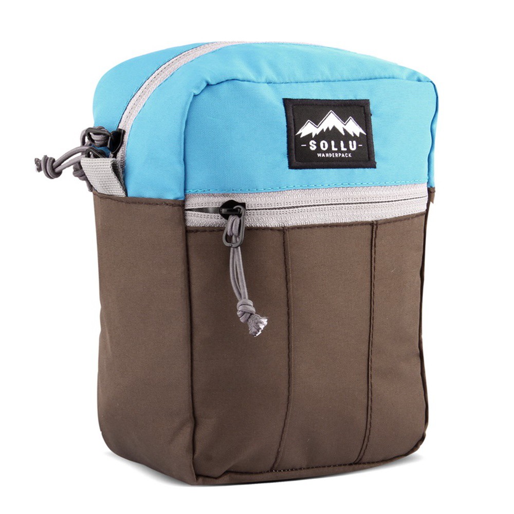 Sling Bag Mini Compact Waterproof, tas slempang outdoor, Tas Selempang outdoor, Tactic Turkish Brown