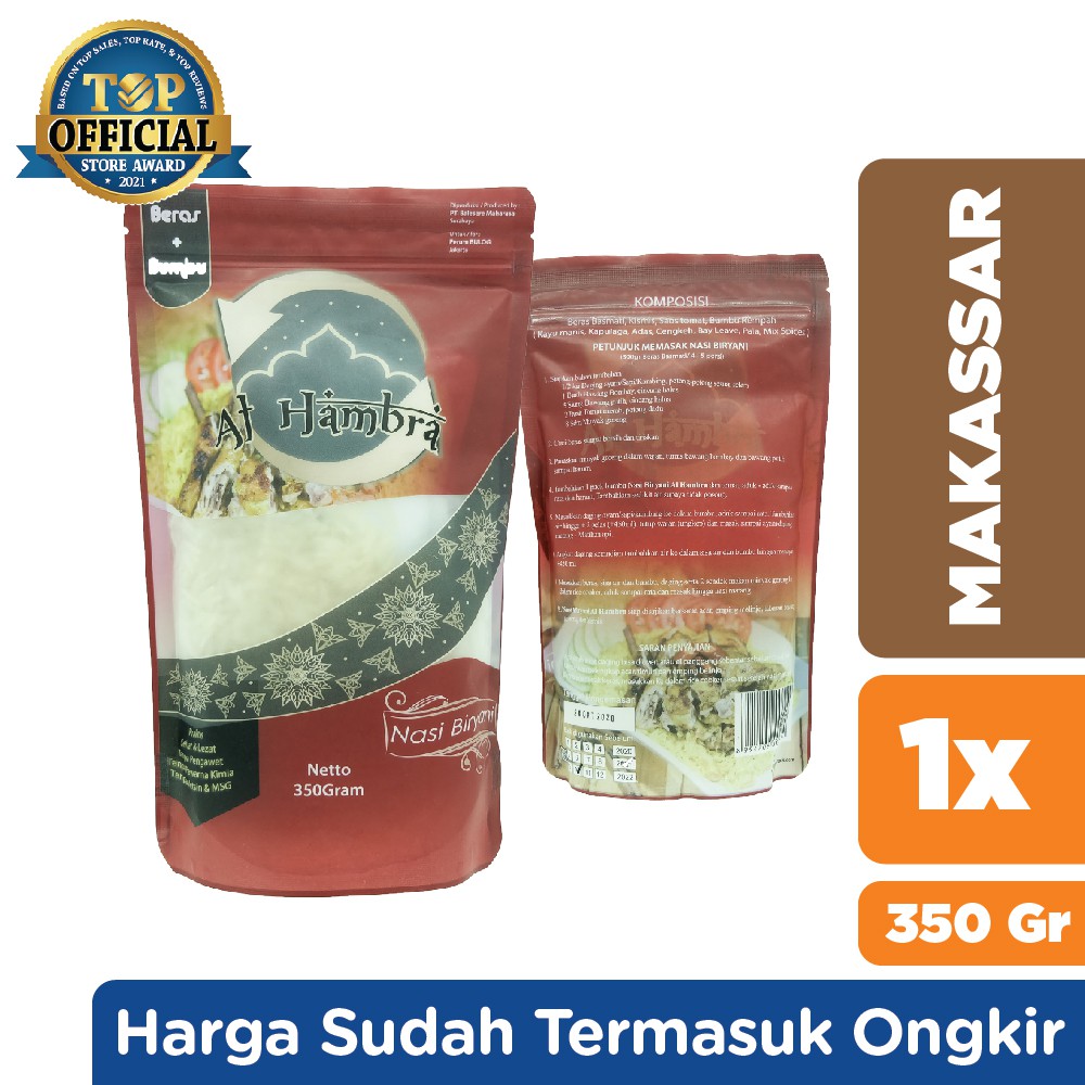 

Beras Al Hambra (Nasi Biryani) 350 gr-MKS