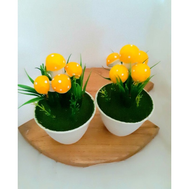 rangkaian jamur artificial bunga artificial bunga hias bunga palsu-5