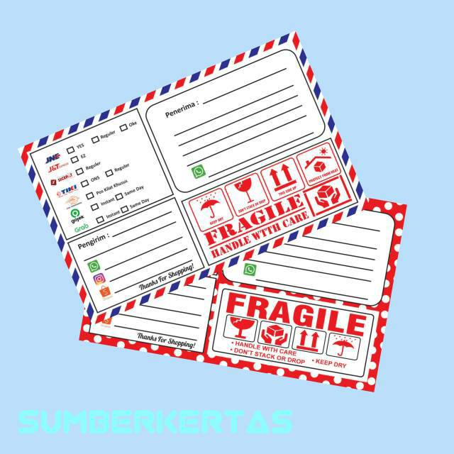 

STIKER PENGIRIMAN / STIKER PENGIRIMAN ONLINE SHOP / STIKER PENGIRIMAN MURAH / STIKER OLSHOP
