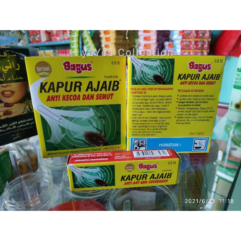 Kapur Ajaib anti Semut Kecoa Bagus 1 Box kecil isi 2 pcs kapur ant cockroach