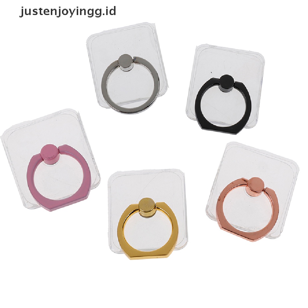 / / Justenjoyingg.id / Universal Transparan 360 Derajat° Ring Stand Holder Hp Bentuk Kepala Kucing