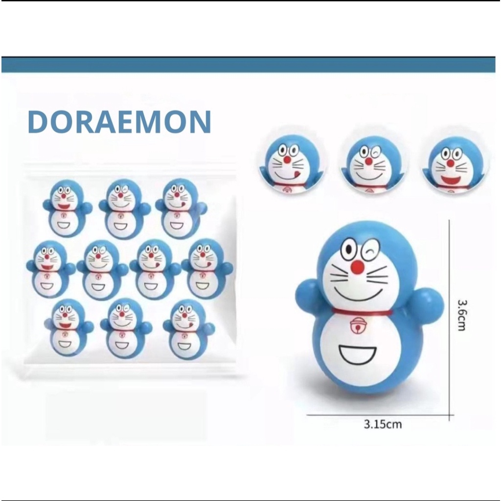 (1PCS) Mainan Tumbler Kartun Squid Game Doraemon Pikachu Pereda Stres Untuk Anak Mainan Lucu