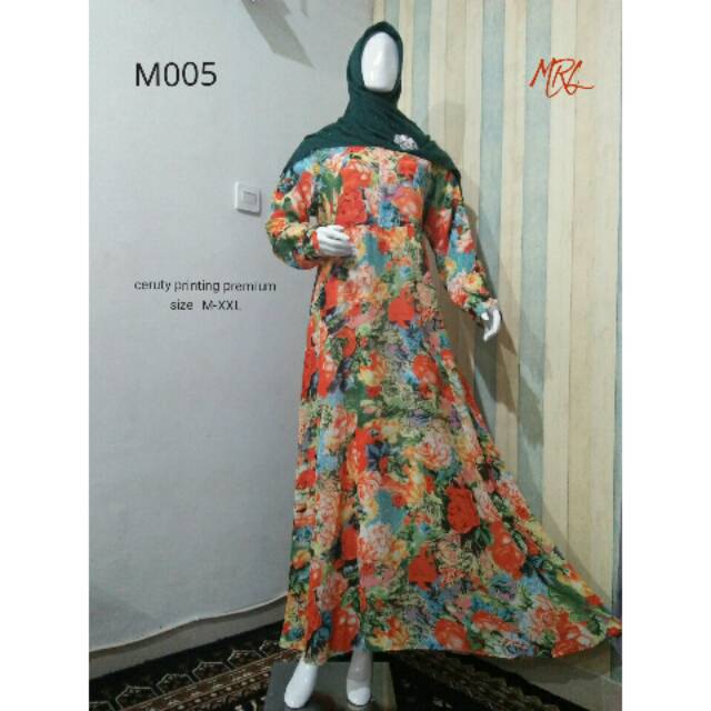 Gamis ceruty printing