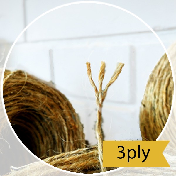 Tali Rami Tali Goni 3ply 25m dengan kemasan Gift and Craft