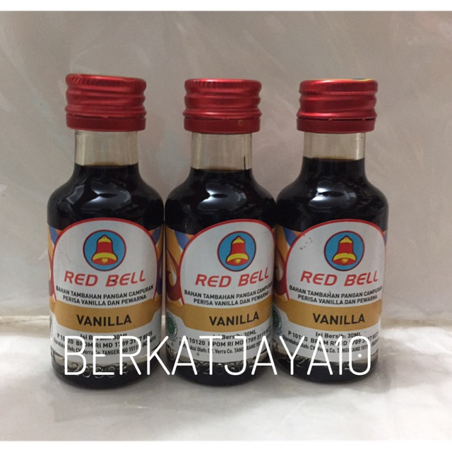 Perisa Vanilla Essence Red Bell Vanila 30 ml