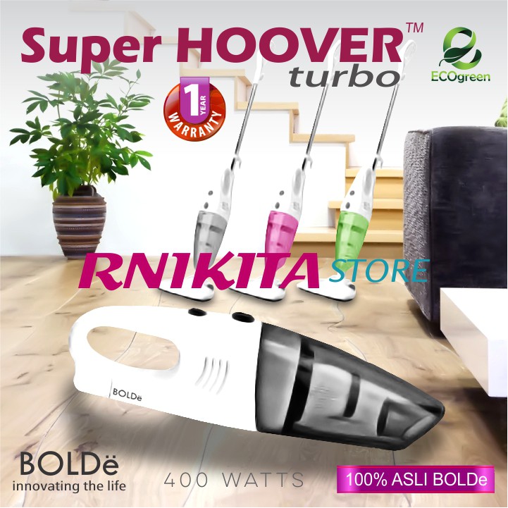 BOLDe SUPER HOOVER TURBO - Cyclone Vacuum Cleaner 2 in 1 Model Jinjing Standing