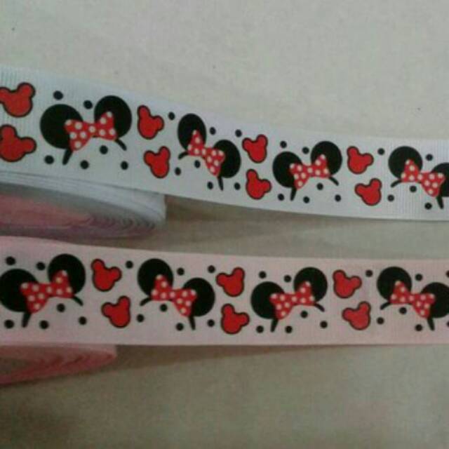 

Pita grosgrain 1" bando minnie