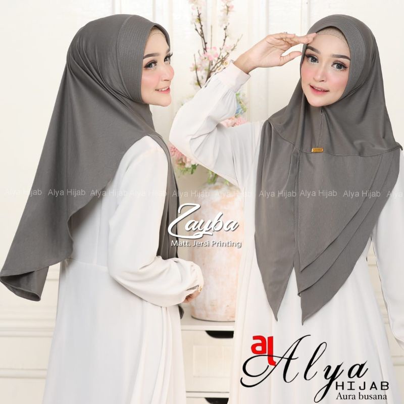 JILBAB ZAYBA ORI ALYA / JILBAB INSTAN / HIJAB INSTAN / JILBAB INSTAN JERSEY / JILBAB JERSEY / HIJAB JERSEY / KERUDUNG JERSEY