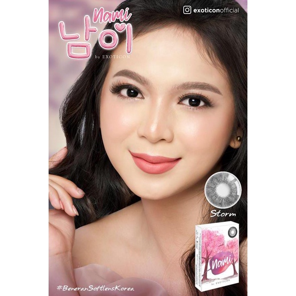 {BISA COD} SOFTLENS X2 NAMI BY EXOTICON NORMAL &amp; MINUS -0.50 SD -2.50 FREE LENSCASE