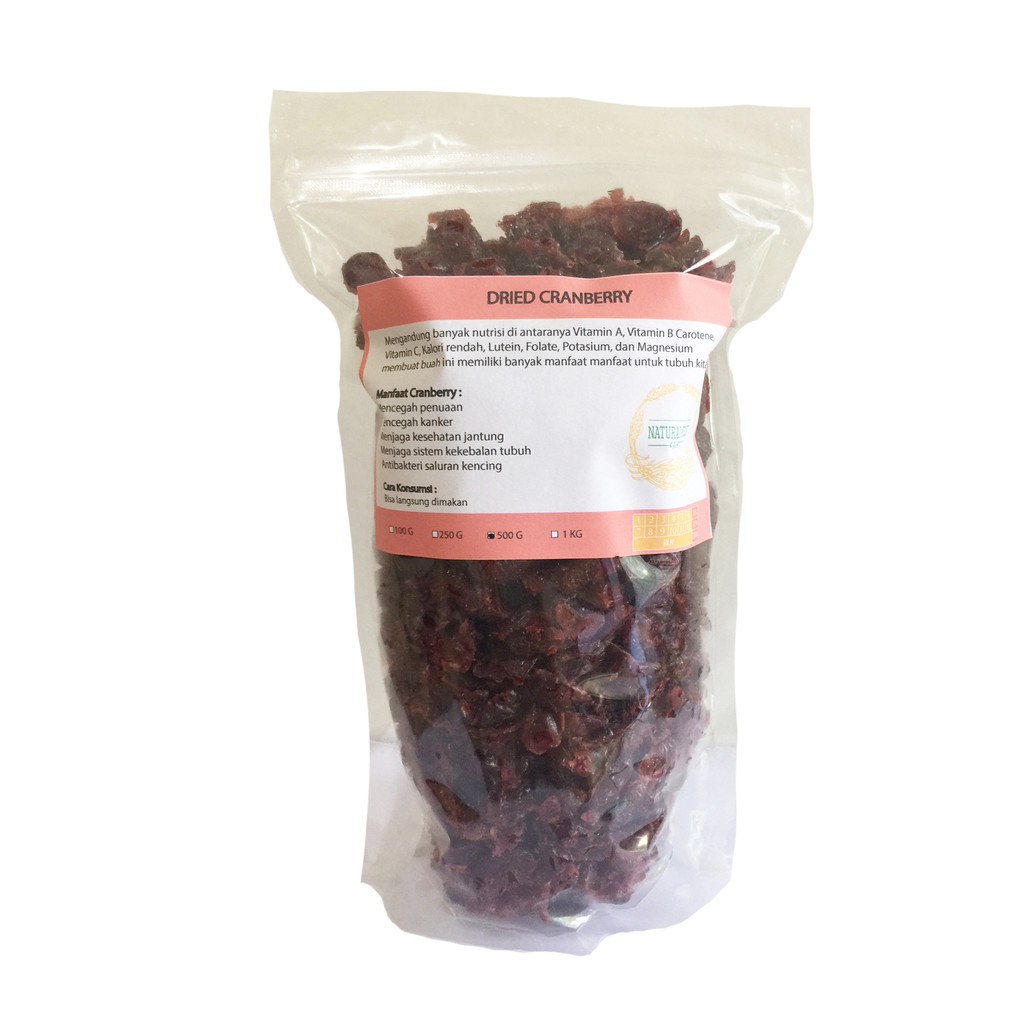 

Dried Cranberry (Kranberi Kering) 500 gr