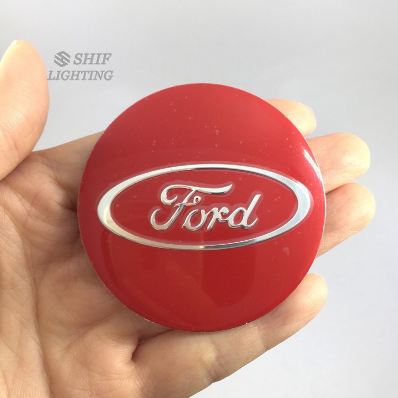 4Pcs Stiker Hub Kap Ban Mobil Logo Ford 56mm