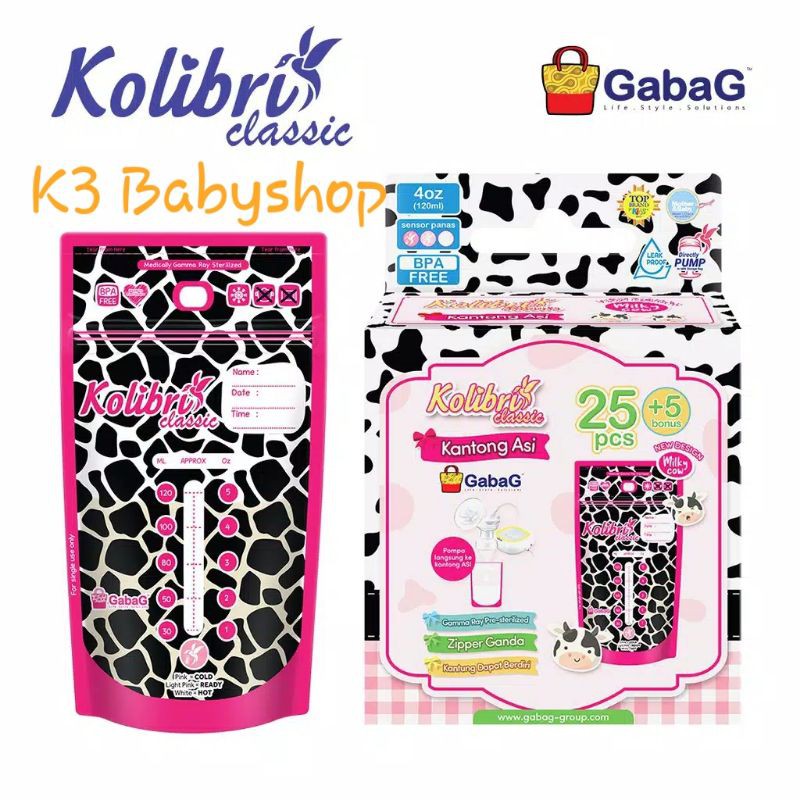 Kantong Asi Gabag 100ml 120ml 150ml plastik asi kantung asip breastmilk storage bags