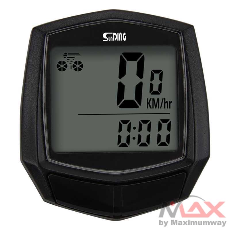 Pengukur kecepatan dan jarak sepeda Odometer Speedometer Monitor aksesoris sepeda universal MTB