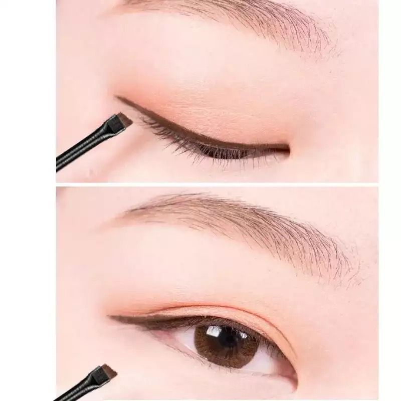 Kuas Alis Eyebrow Eyeliner Brush MAC Satuan Profesional Super Tipis Brush Brow Brush Liner / MAC 101 MAC 102