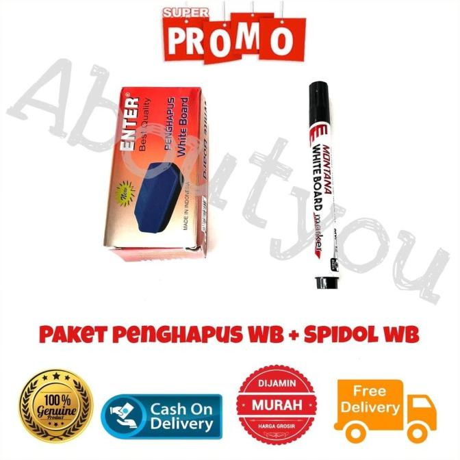 

PAKET HEMAT SPIDOL + PENGHAPUS papan tulis whiteboard murah aboutyou34 Ayo Beli