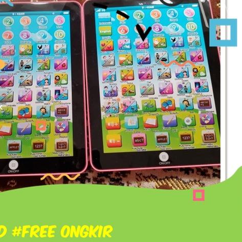 ♡ Ipad Mini Play Pad Edukatif 2 Bahasa Mainan Edukasi Anak 1 2 3 4 5 6 Tahun Bayi Laki Perempuan Mur