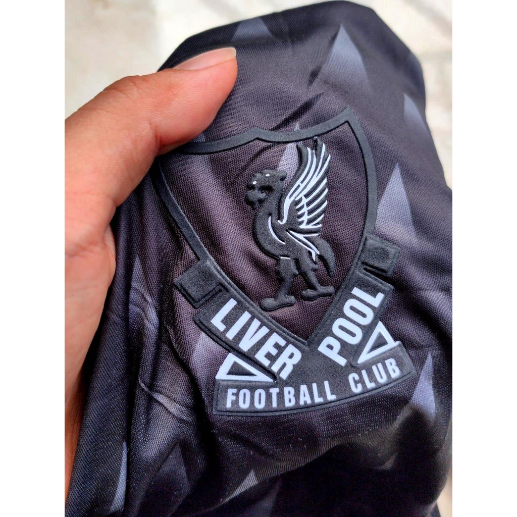 HQ RETRO JERSEY BOLA LVRPLL CANDY 1989/1990 SPECIAL BLACKOUT GO HQ IMPORT