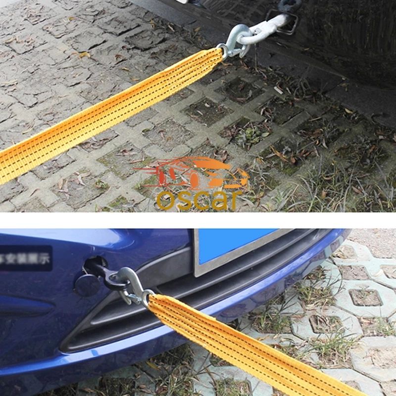 Tali Derek Mobil Towing Emergency Car Tow Rope 3 Meter 3 ton