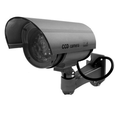 Kamera CCTV Dummy IR LED - OMCC01SV Silver