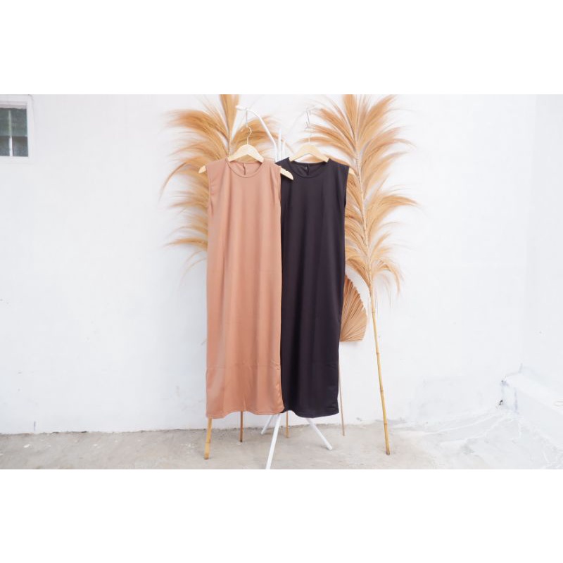 INNER DRESS SCUBA / INNER DRESS SPAN / INNER DRES HITAM / MANSET DRESS HITAM / ROK MANSET HITAM / MANSET TERUSAN HIJAB HITAM / TERUSAN MANSET HIJAB / DALAMAN ROK SPAN / INNER SPAN SCUBA / MAXI SPAN DRESS / DRESS SPAN MAXI / INNER DRESS MURAH / BISA COD-7