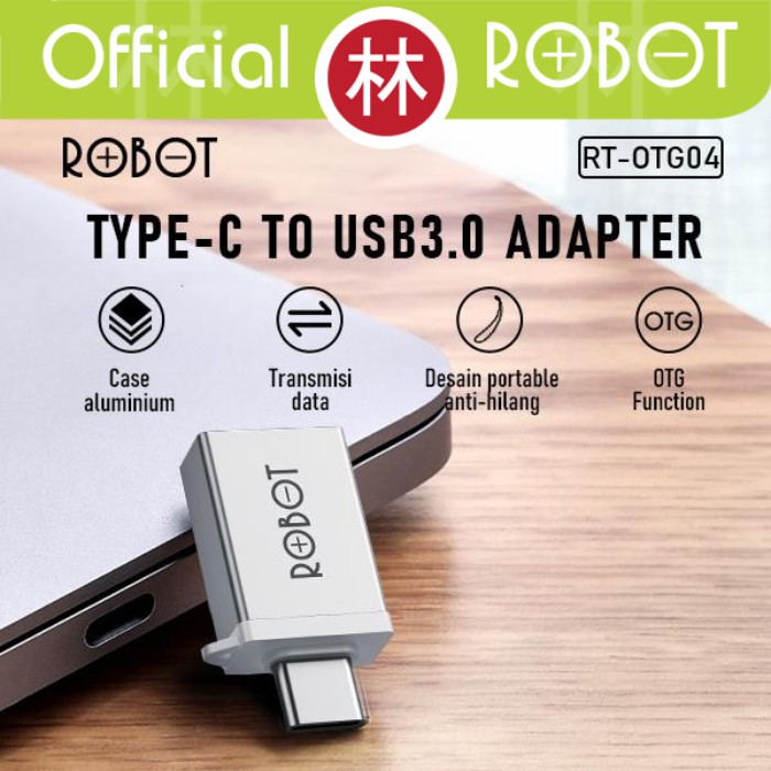 Robot RT-OTG04 OTG Type-C To USB3.0 Small &amp; Portable Adapter