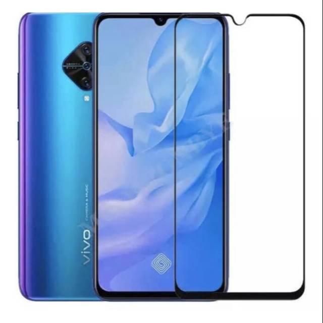 TEMPERED GLASS FULL LEM 9D VIVO S1 PRO VIVO S1 BIASA