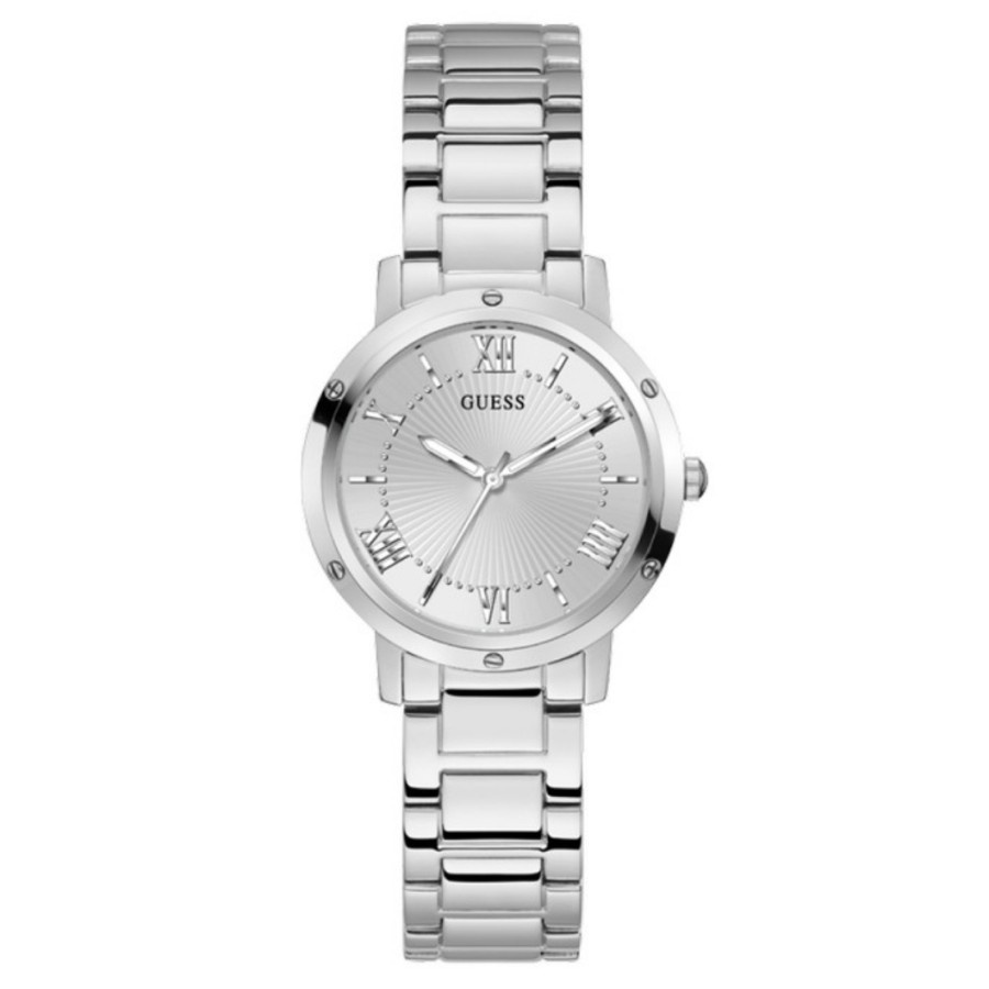 promo terbaru GUESS LADIES GW0404L1 DAWN SILVER DIAL ORIGINAL